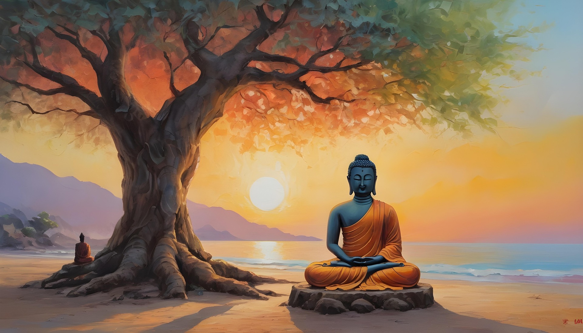 Serene Buddhist Temple
