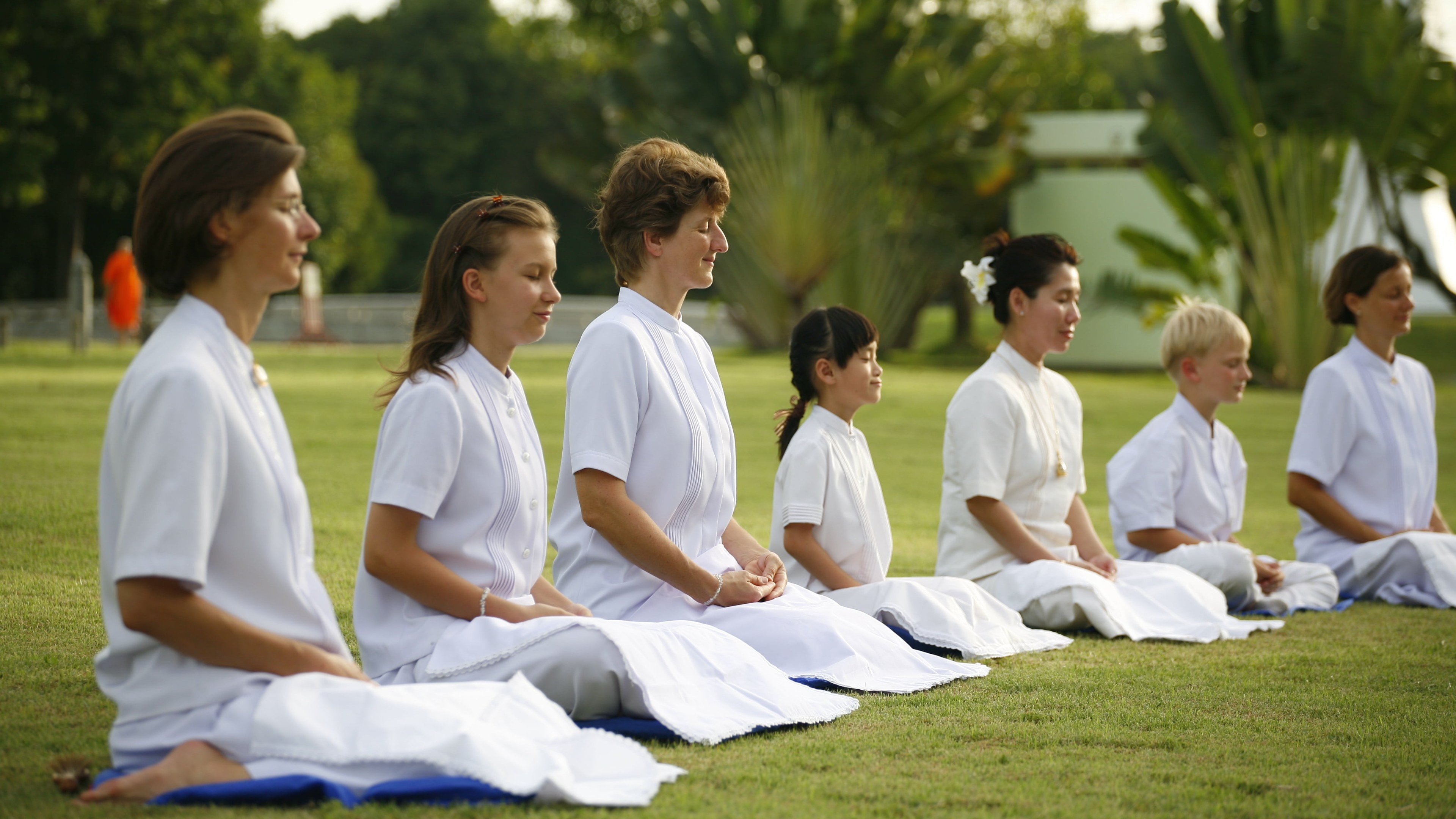 Monks Meditating